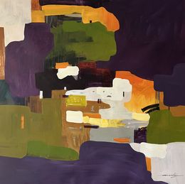 Peinture, Stroll Through the Evening City, Jacob Burda