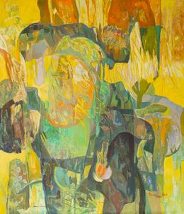 Gemälde, Kiss of the Sun. Series Vibrations of the Earth, Mariia Voronchak