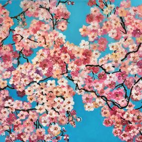 Painting, Sakura Blossoms, Lilya Volskaya