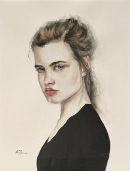 Zeichnungen, She is like that 1. Series For passport, Margarita Zipman