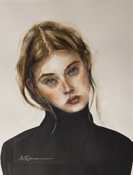 Zeichnungen, She is like that 2. Series For passport, Margarita Zipman