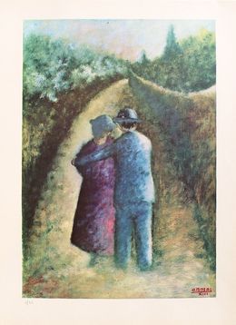 Drucke, Les fiancés, Ottone Rosai
