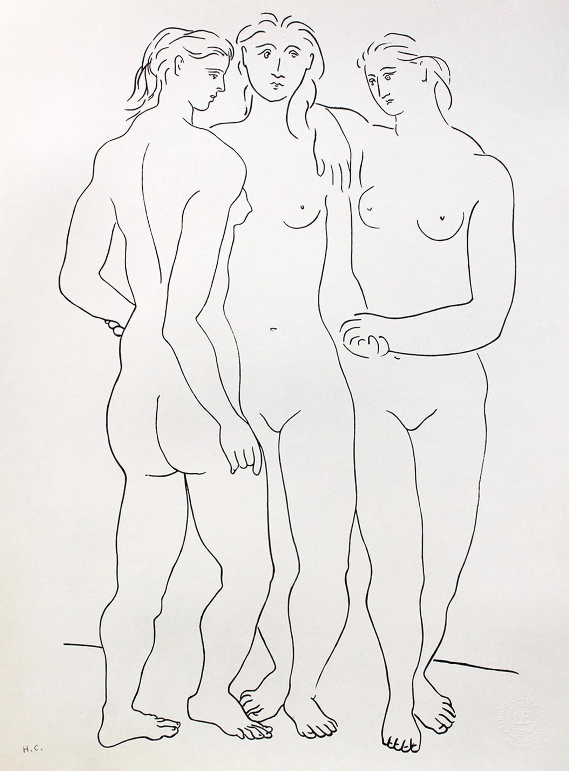 Pablo Picasso, Les Trois Grâces Pablo Picasso, Les Trois Grâces