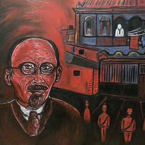 Painting, Mikheil Javakhishvili and the Red Terror, Dimitri Turnava
