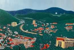 Painting, Landscape of Borjomi, Dimitri Turnava