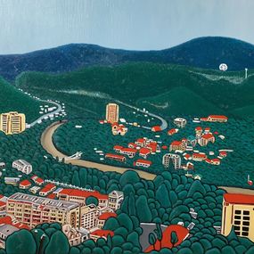 Painting, Landscape of Borjomi, Dimitri Turnava