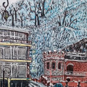 Fine Art Drawings, Snowy Borjomi, Dimitri Turnava