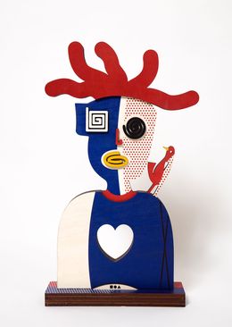 Sculpture, Red Punk, Zion Ezri