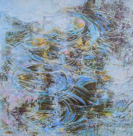 Painting, Quelques gouttes de lumière, Nadine Pillon