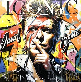Gemälde, David Bowie, l'icône pop, Patrick Cornée
