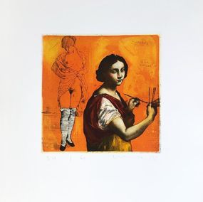 Print, Allegoria della Pittura, gravure originale, Kurt Mair