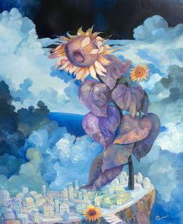Gemälde, Sky Inhabitant, Anastasiia Grygorieva