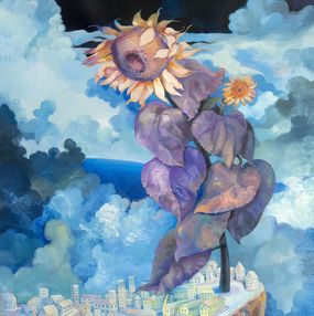 Gemälde, Sky Inhabitant, Anastasiia Grygorieva