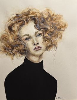 Zeichnungen, She is like that 3. Series For passport, Margarita Zipman