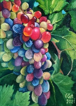 Gemälde, Sunny grapes, Oksana Evteeva (Oksana Siciliana)