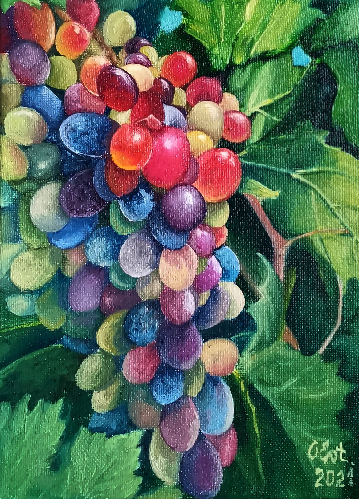 Oksana Evteeva (Oksana Siciliana), Sunny grapes Oksana Evteeva (Oksana Siciliana), Sunny grapes