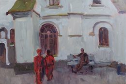 Peinture, The desert, Oleksandr Khrapachov