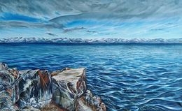 Gemälde, The spring Baikal, Anna Bychkova