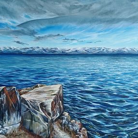 Gemälde, The spring Baikal, Anna Bychkova