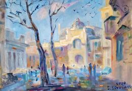 Gemälde, Spring in Odessa, Daniil Litvinov