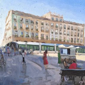 Gemälde, Place de la Comédie, Bordeaux, Daniel Murgatroyd