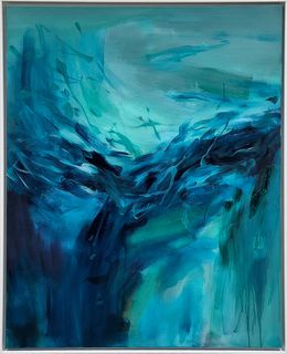 Gemälde, Aqua Swing II, Chris Kamprad