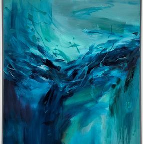Gemälde, Aqua Swing II, Chris Kamprad