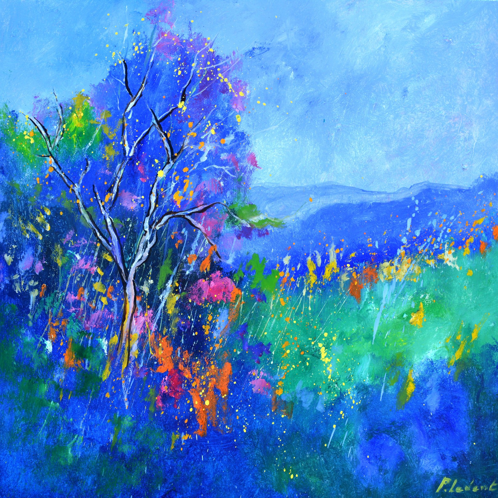 Pol Ledent, Blue meadow Pol Ledent, Blue meadow