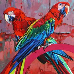 Gemälde, Parrots 17, Rafal Gadowski