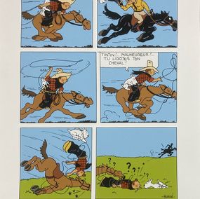 Print, Tintin en Amérique Bicentenaire, Georges Remi (Hergé)