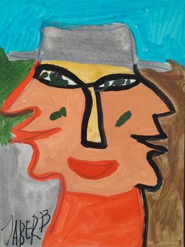 Gemälde, Sans Titre, Jaber Al Mahjoub