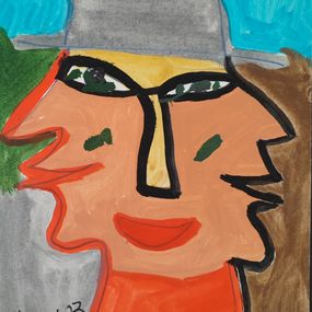 Gemälde, Sans Titre, Jaber Al Mahjoub