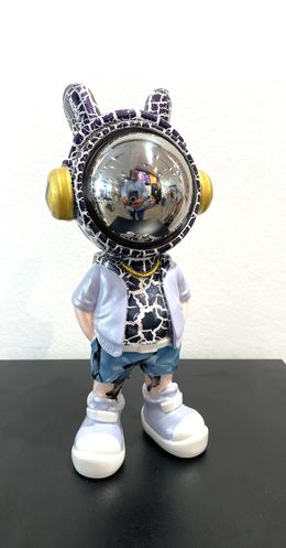 Skulpturen, Astro rabbit black and grey, Jimmy Pelage