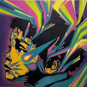 Gemälde, Bogota girl, Stinkfish