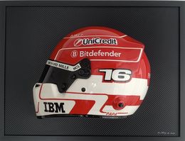 Skulpturen, Demi casque Charles Leclerc, Ian Philip