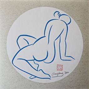 Fine Art Drawings, Nu de dos 2, Changzheng Zhu