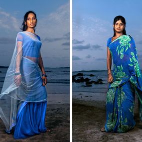 Photography, Debo and Banu, Protrait. From The Series The Third Gender of India, Jill Peters
