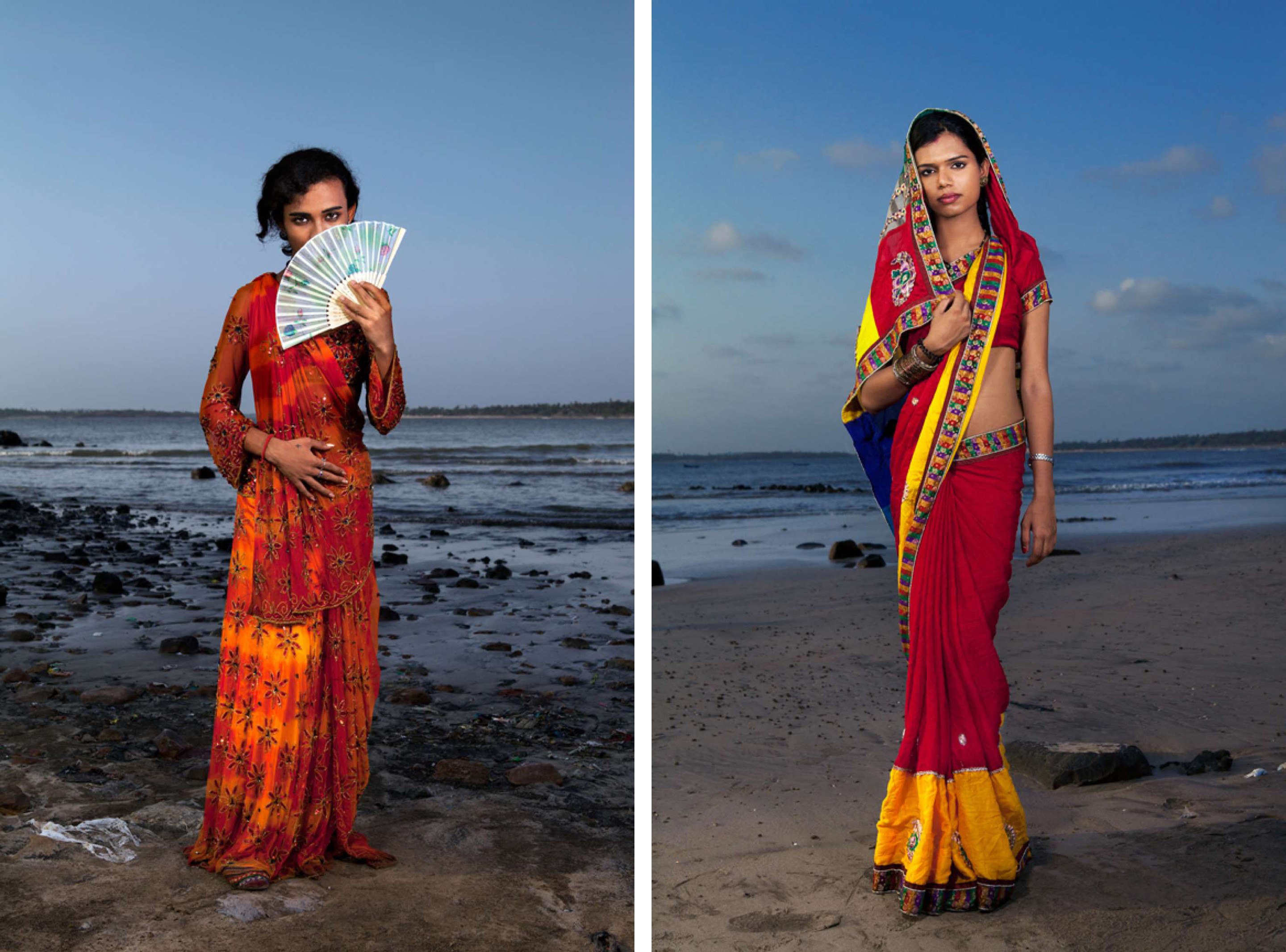 Jill Peters, Vijay and Julie, Protrait. From The Series The Third Gender of India Jill Peters, Vijay and Julie, Protrait. From The Series The Third Gender of India
