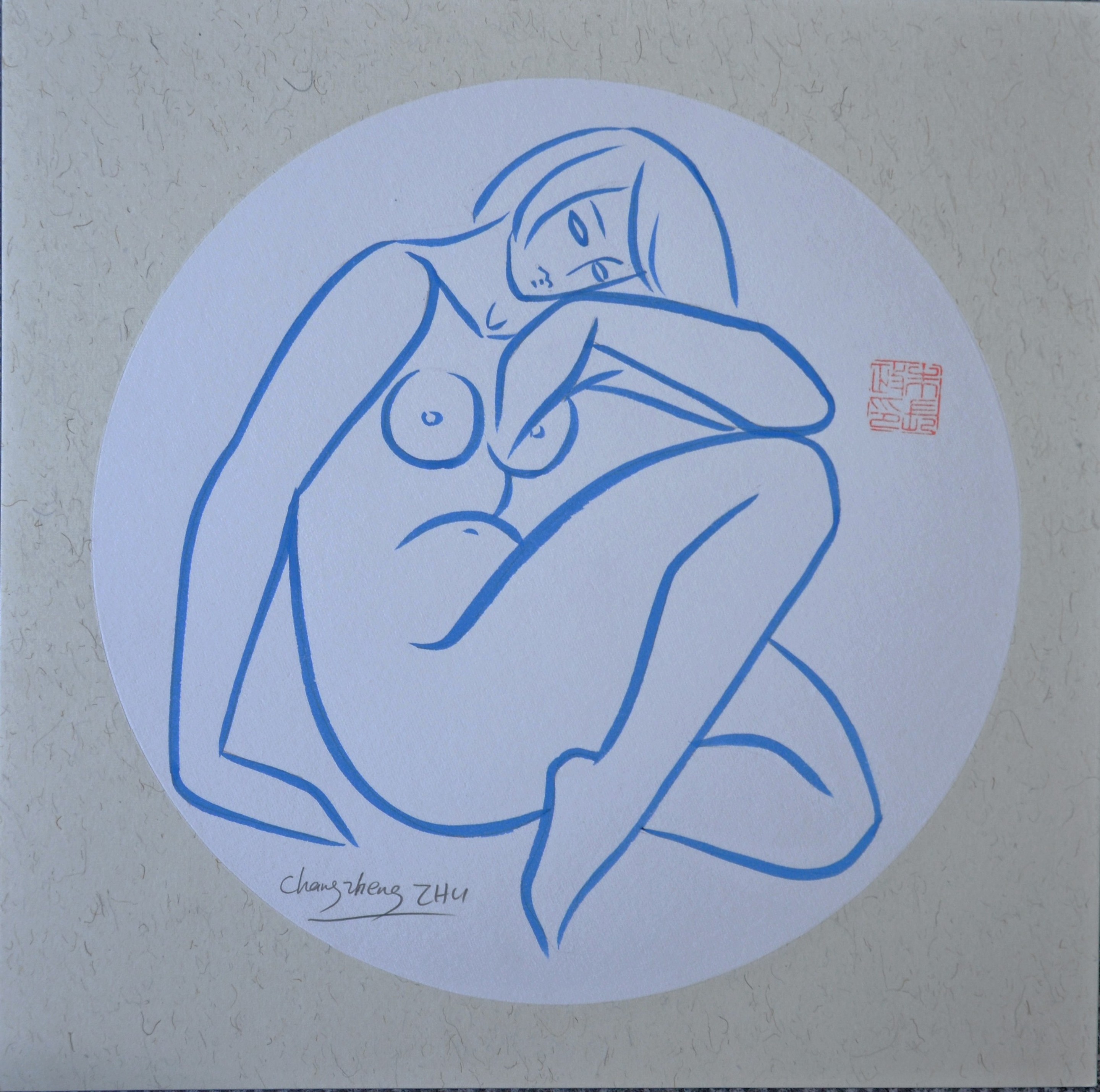 Changzheng Zhu, Femme assise Changzheng Zhu, Femme assise