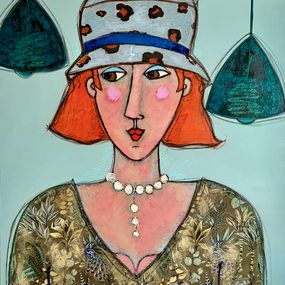 Gemälde, Le collier de perles, Patricia Simsa