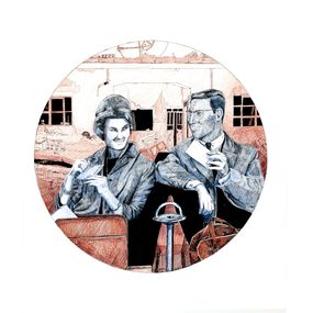 Fine Art Drawings, Love is Blind, Guillaume Piot