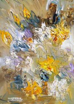 Painting, Flowery Symphony XS 1, Peter Nottrott