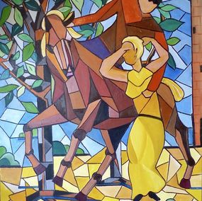 Gemälde, Chevaleresque, Serge Dumez