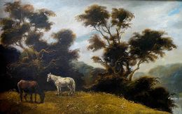 Pintura, Overcast, Horses, Oleg Litvinov