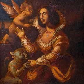 Gemälde, 18th Century Lady, Oleg Litvinov