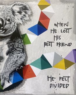 Peinture, Missing a friend, Hama Woods