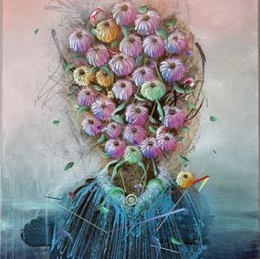 Gemälde, Blooming Portrait 2024 #1, Collin van der Sluijs
