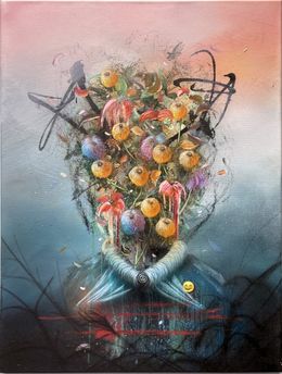 Peinture, Blooming Portrait 2024 #3, Collin van der Sluijs