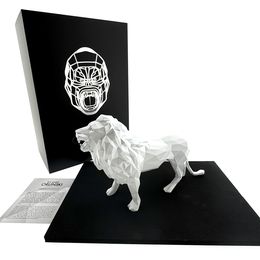 Design, Glossy White Lion, Richard Orlinski
