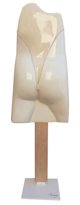 Skulpturen, Esculmau Robe - Blanc Satin, Arson